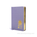 note book printed hardcover notebook with ribbon bookmarks